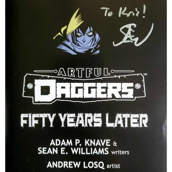 Artful Daggers Comic Book Fifty Years Later 1st Print TPB 2014 Signed Williams - Picture 4 of 4